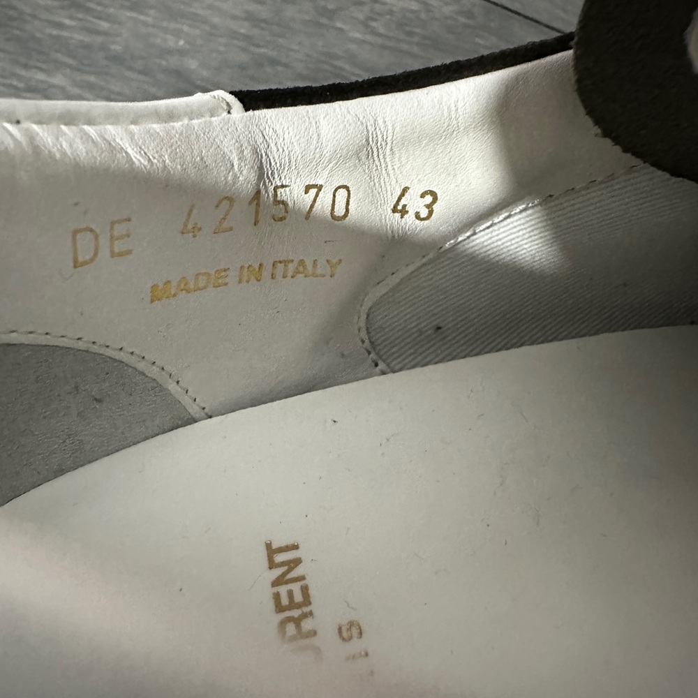 Saint Laurent court classic sneakers size 10 - Picture 7 of 9
